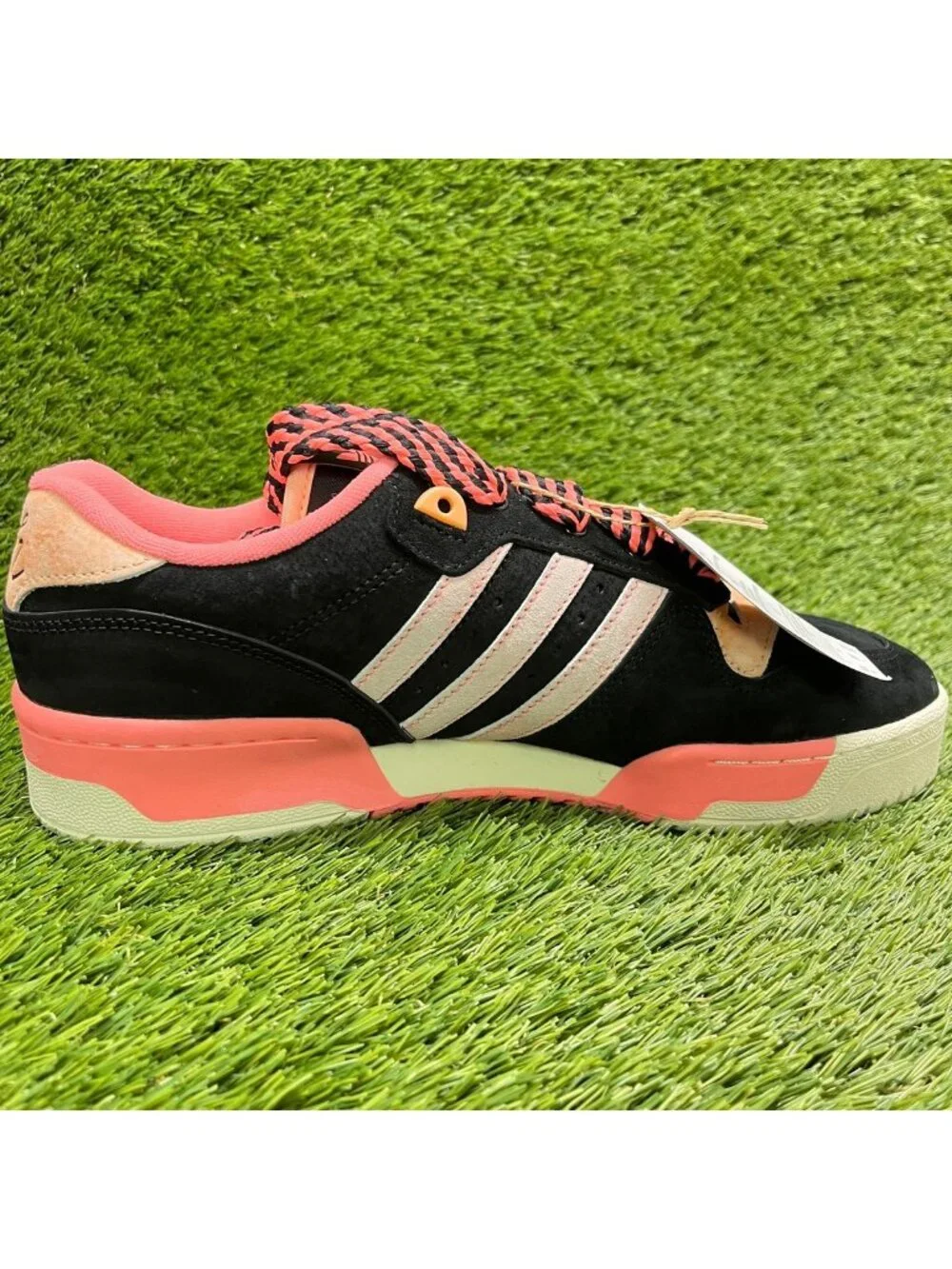 Adidas Rivalry Low X Anthony Edward Mens Size 10.5 Black Athletic Shoes Sneakers